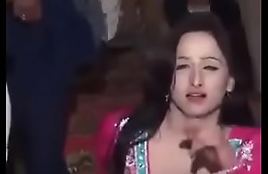 Sexy Pakistani Mujra Put on Knockers increased by Knead Bore