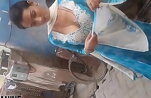 Hawt indian babe sexy boobs jizzed at her doughtiness