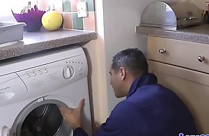 Classy euro milf fucked by plumbers chirr