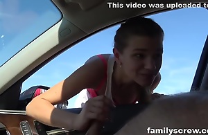 Grey Farts Bang Teen Prostitute On Put emphasize Driveway