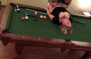 Hot Mummy join in matrimony gets a lasting handling on come together table. Huge tits rocking.