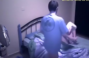Of age couple has oral and missionary sex, before bedtime.
