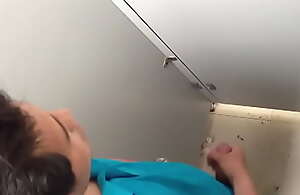 Asian boy caught jerking in toilet 6