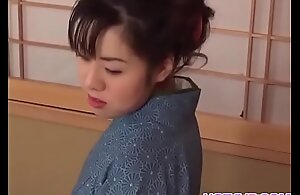 Chinatsu Nakano rendering her hairy dollop chasm really goood