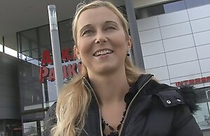 CZECH STREETS - Golden-Haired mature I'd like to fuck Picked down on Street