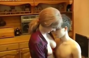 Russian Mom and Step-Son Blowjob and Passional